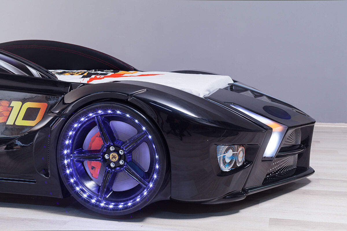 Lit de voiture de luxe haut de gamme avec LED