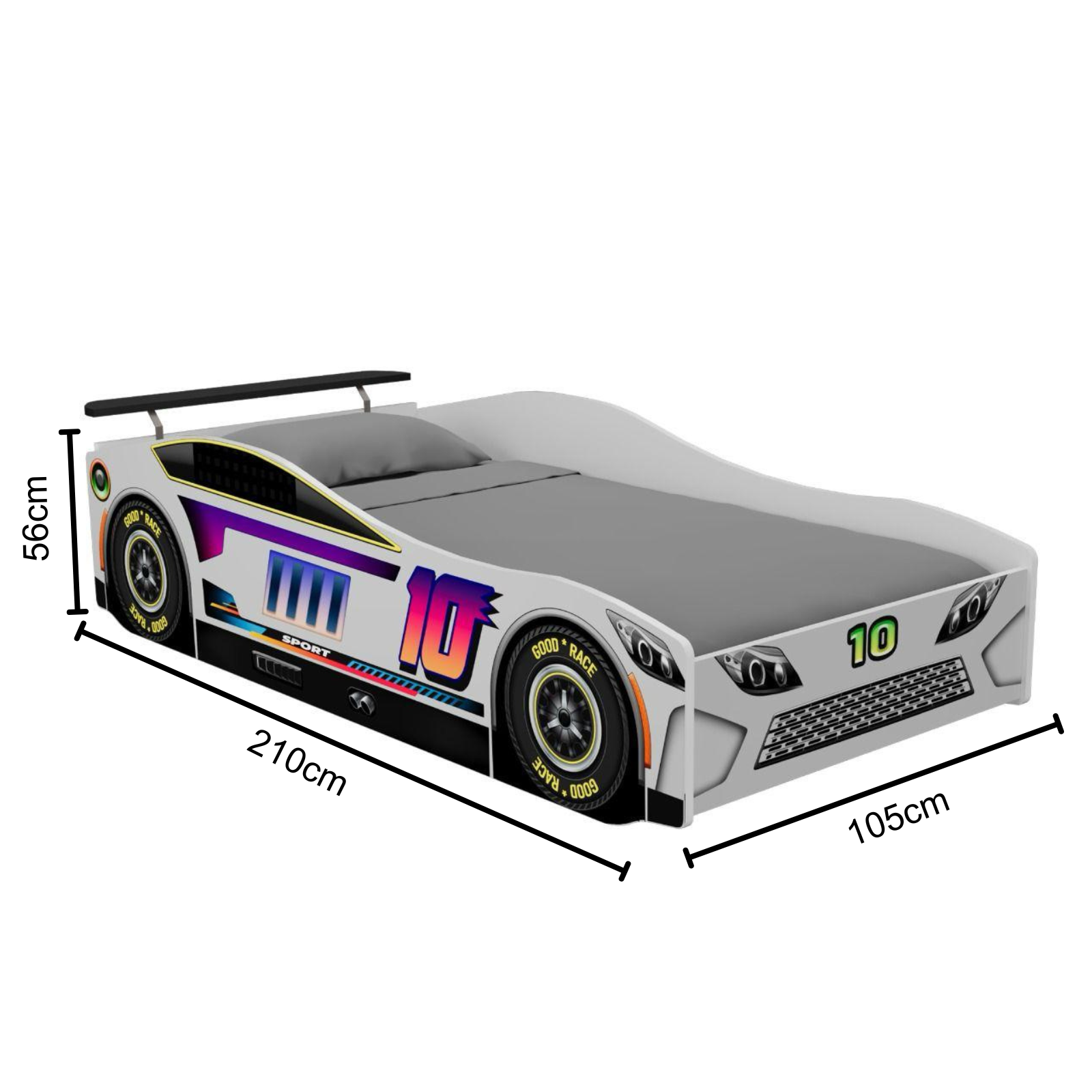 Ultra Eco Letto Macchina Bianco